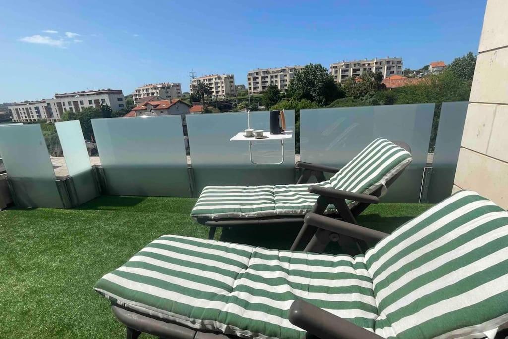 Luminoso Atico Con Terrazas Y Garaje En Sardinero Apartamento Santander
